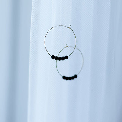 14K Gold Plated Diffuser Earrings - Circle