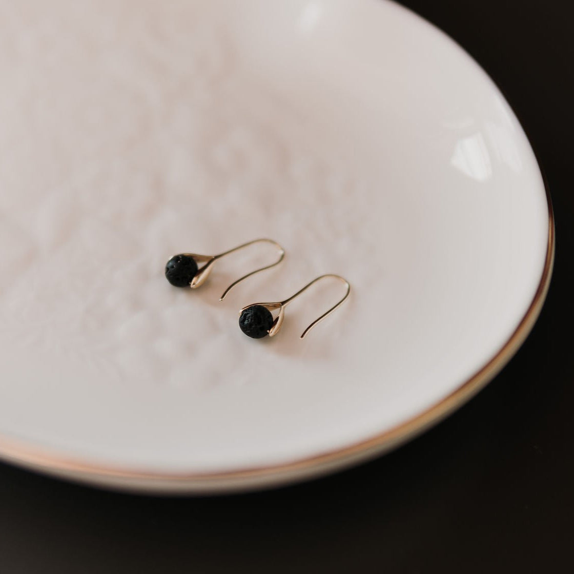 14K Gold Plated Diffuser Earrings - Drop