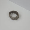 Hevi Brede Elastische Armband – Zilverkleurige Segmenten
