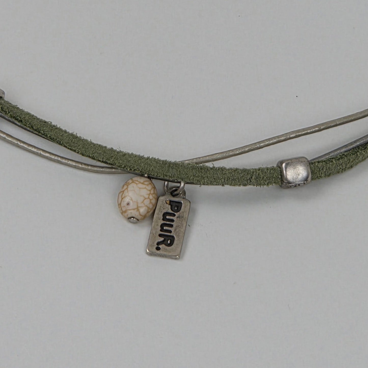 PURE™ Green Cord Jewelry – Wearable as a Necklace &amp; Bracelet