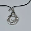 PURE™ Black Cord Necklace – Organic Pendant