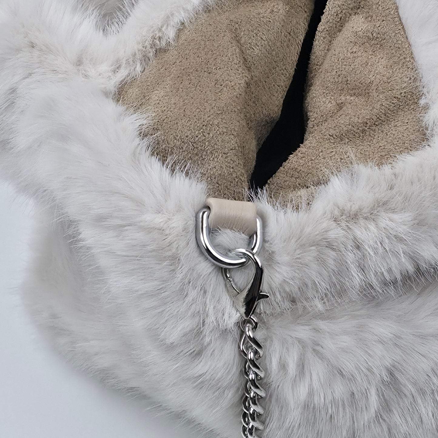 MICHELLE Faux Fur Handbag