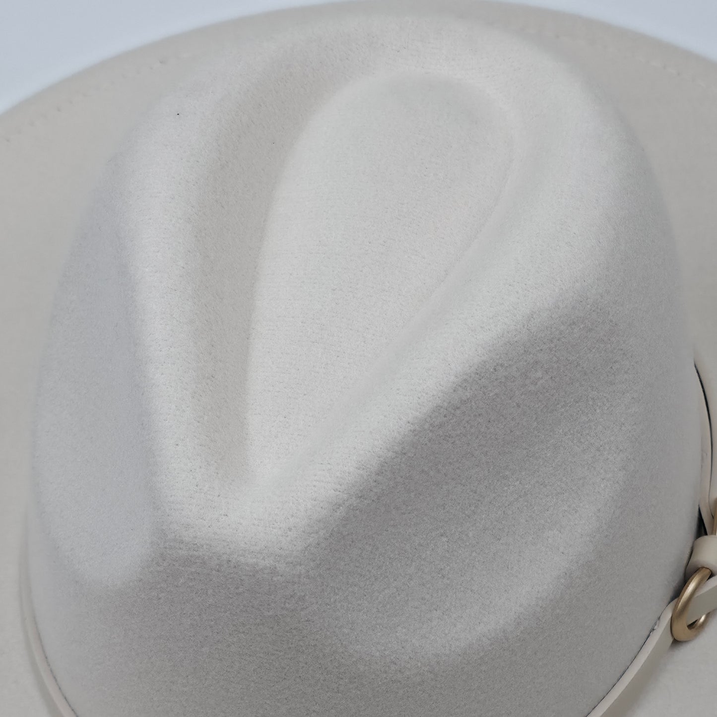 MICHELLE™ Felt Fedora Hat with Leather Band