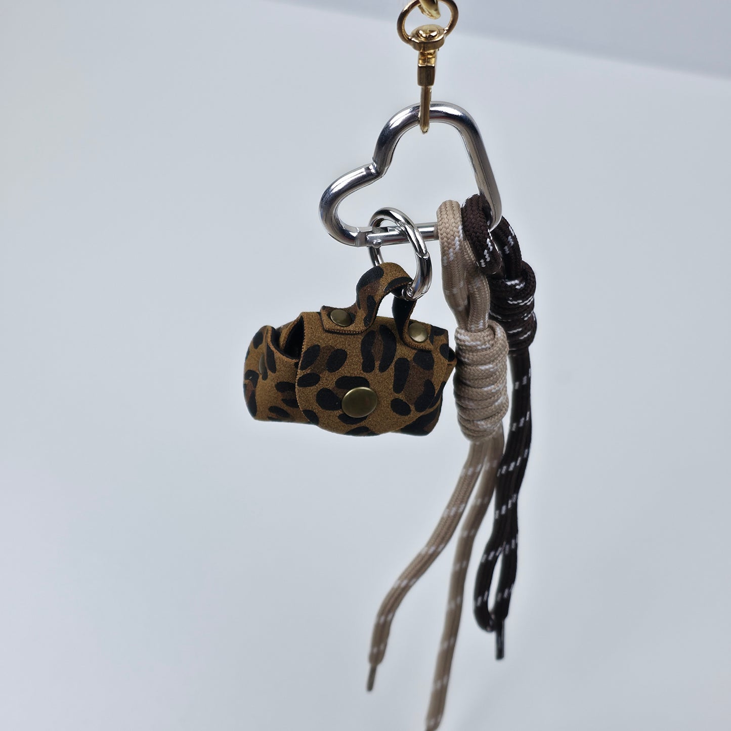 MICHELLE Bag Charm Leopard Chain