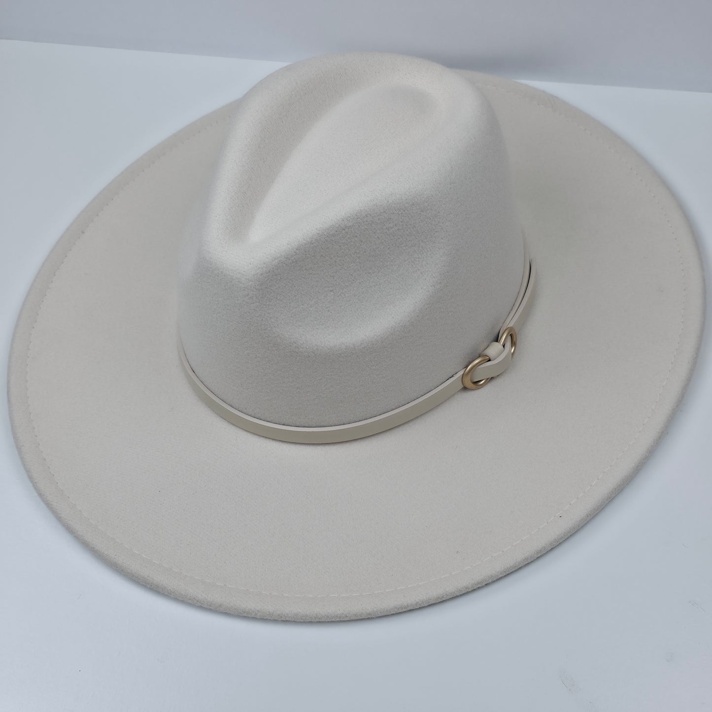 MICHELLE™ Felt Fedora Hat with Leather Band