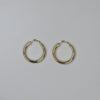 IM Classic Gold Hoop Earrings – Tijdloze Elegantie