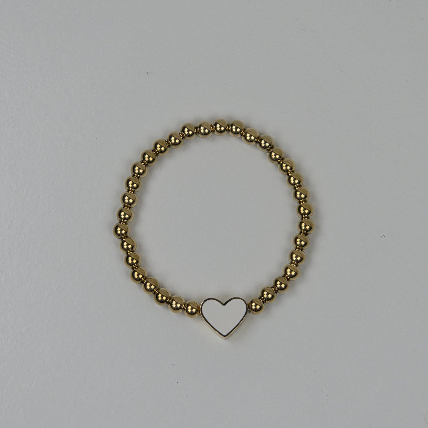IM Beaded Heart Bracelet