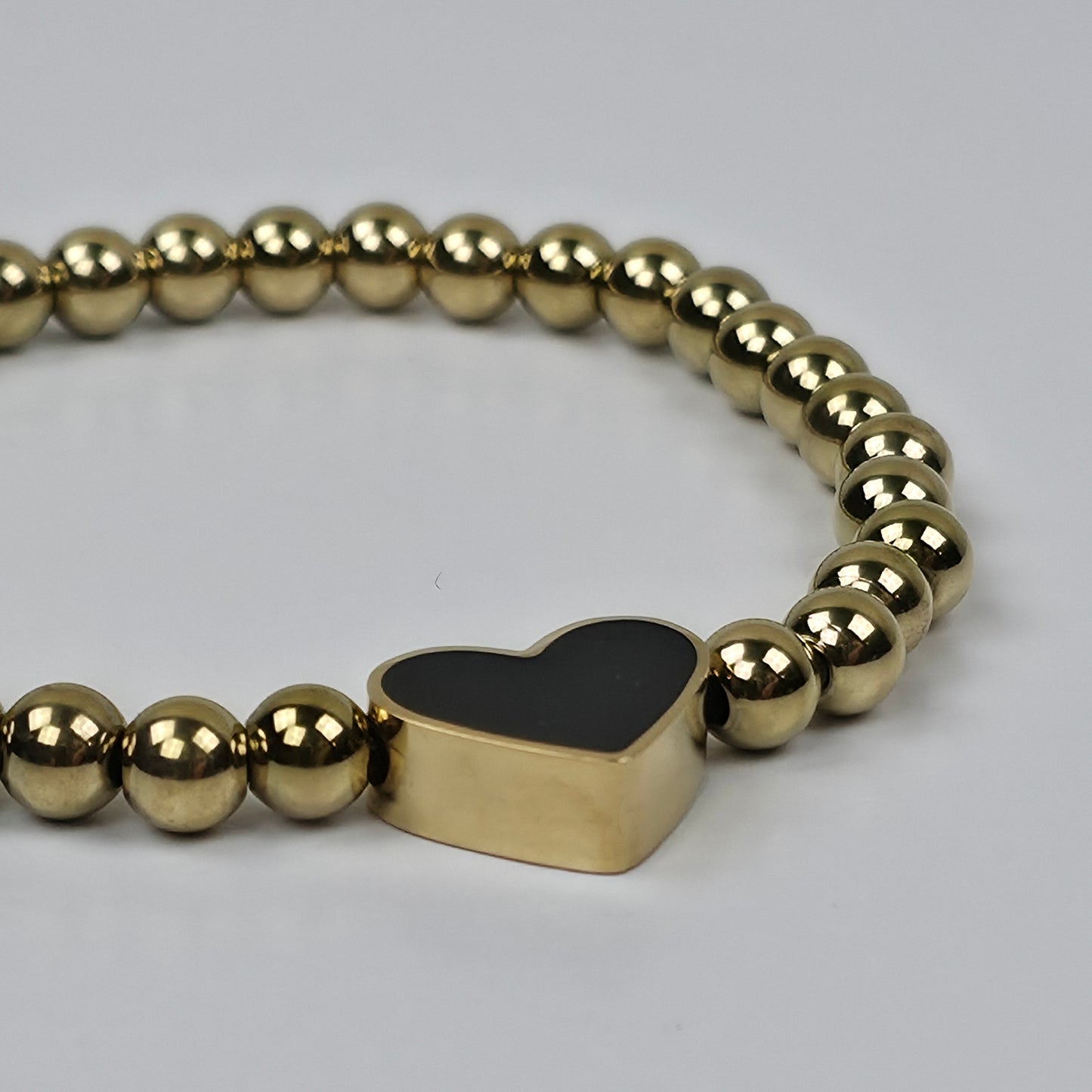 IM Beaded Heart Bracelet