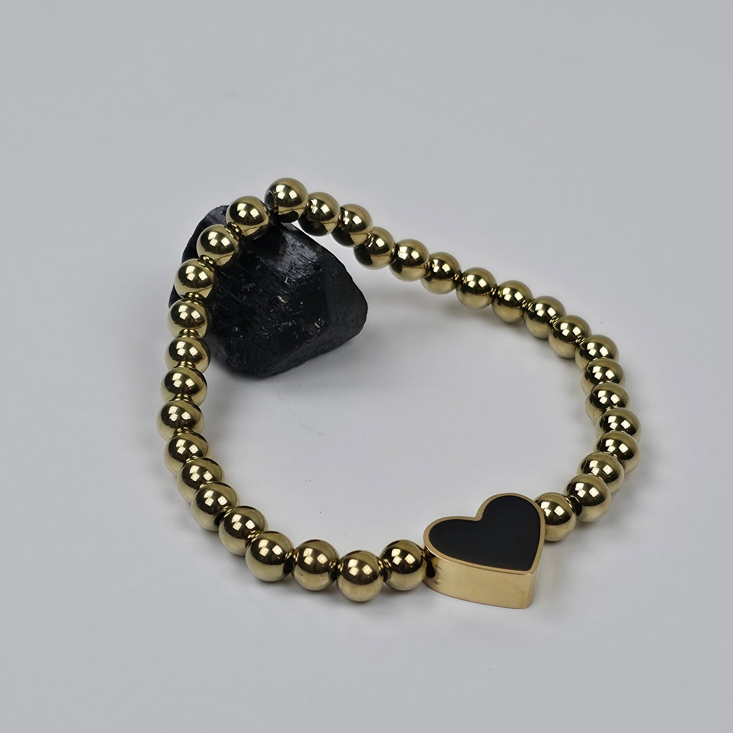 IM Beaded Heart Bracelet