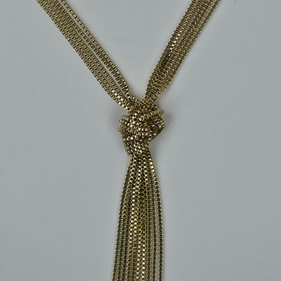 IM Multi-Strand Knot Necklace