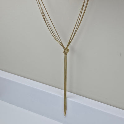 IM Multi-Strand Knot Necklace