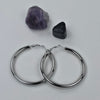 IM Classic Silver Hoop Earrings