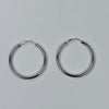 IM Classic Silver Hoop Earrings