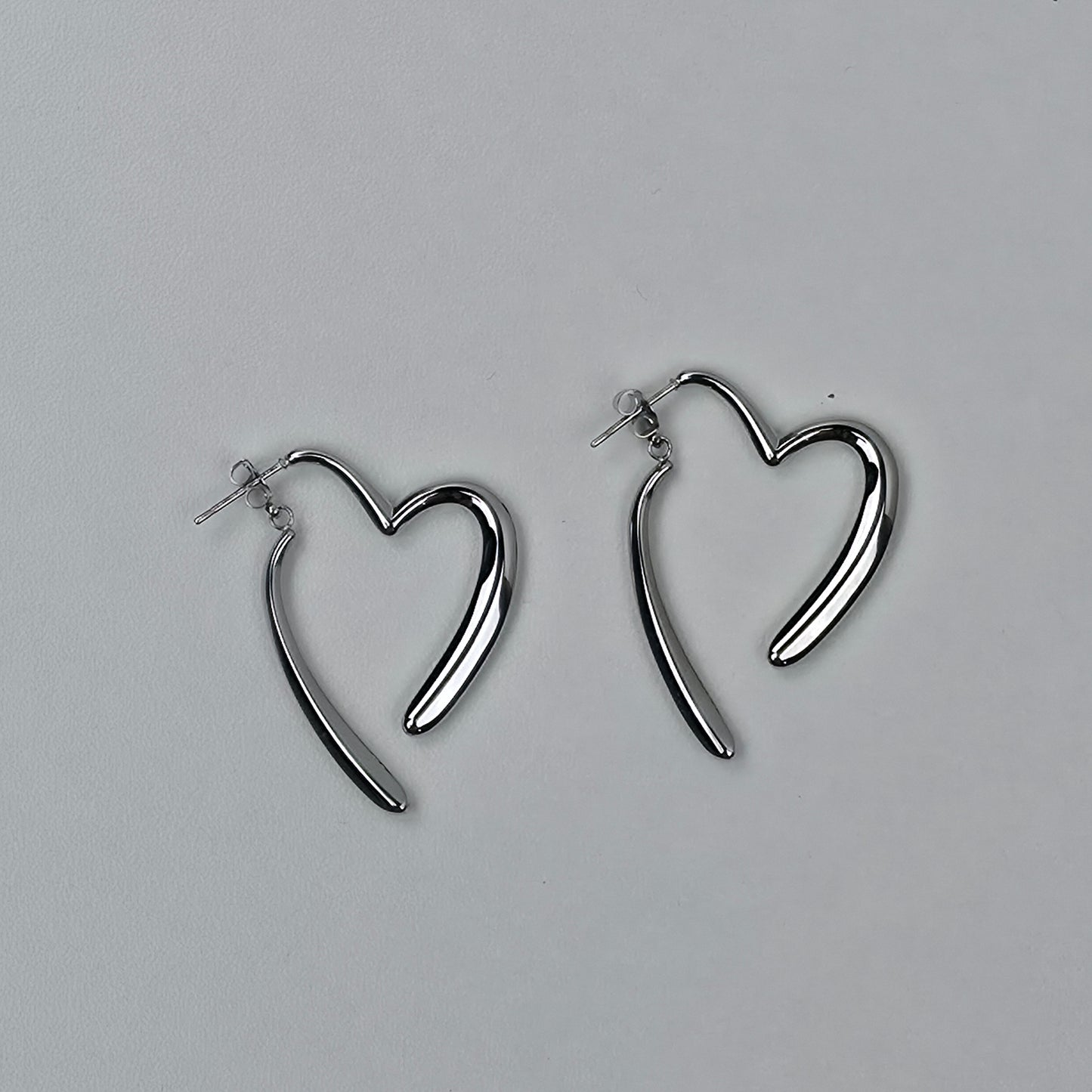 IM Open Heart Hoop Earrings