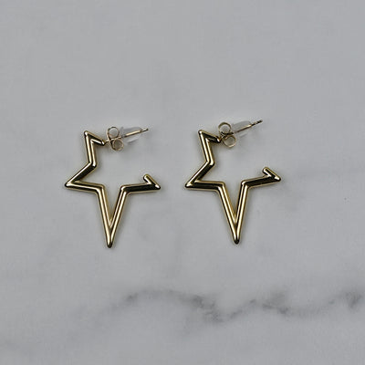 Star Outline Earrings