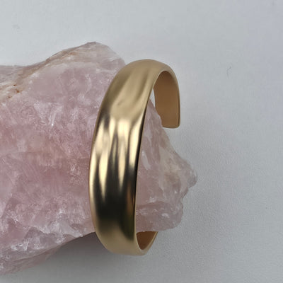 Brede Goudkleurige Bangle