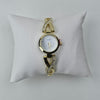 Elegant Crystal Bracelet Watch Silver & Gold