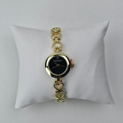 Heart Bracelet Watch in Goud of Zilver