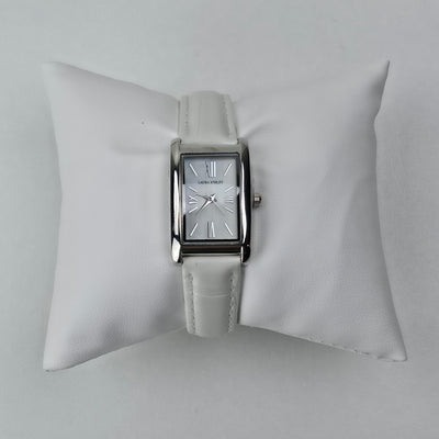Classic Rectangular Leather Watch