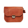 Natural Leather Saddle Bag Large – Light Brown