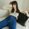 Minimal Leather Backpack ALICE ARM
