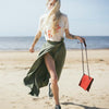 Chain Shoulder Bag - Red