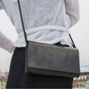 Large Glossy Wood Clutch