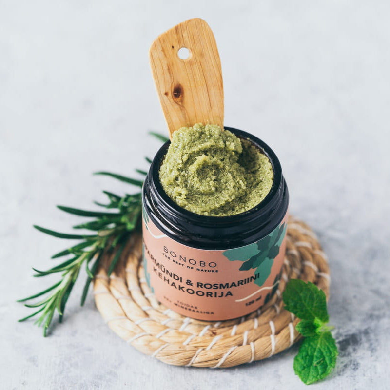 Body Scrub — Peppermint and Rosemary