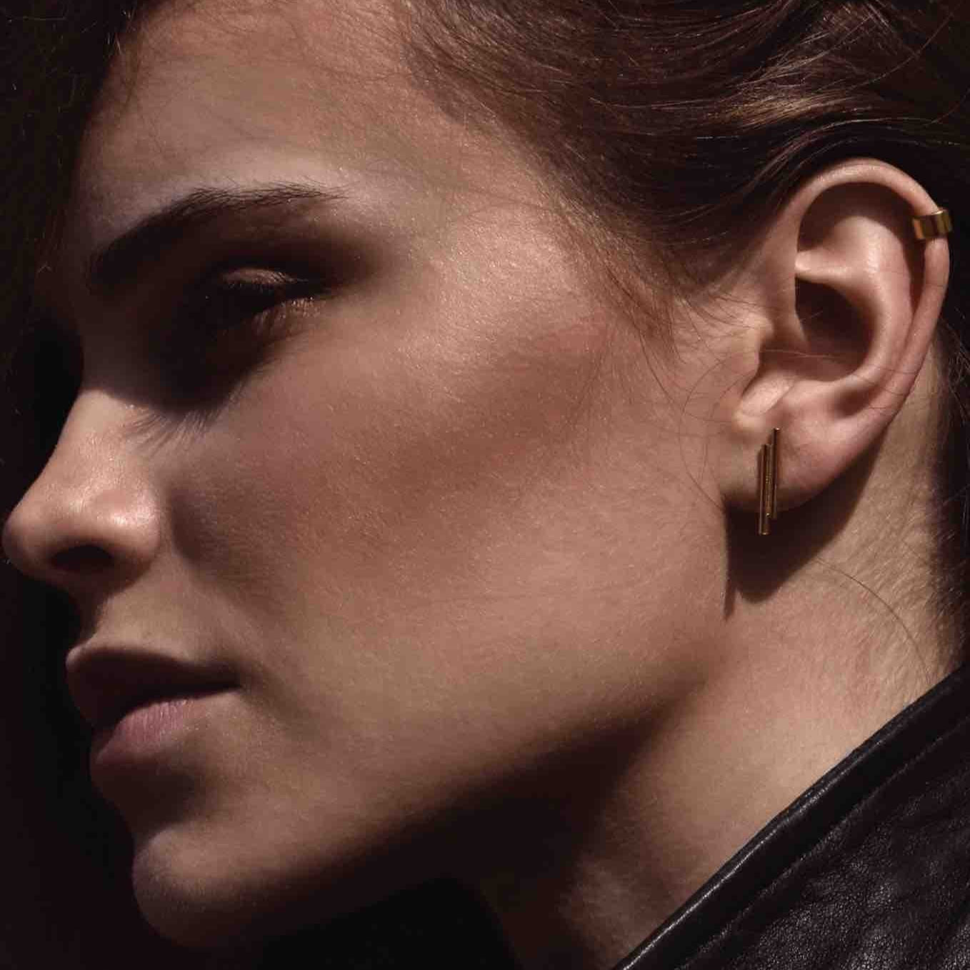 Flat Upper Ear Cuff - Gold