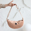 Hobo Bag Heart - Cream
