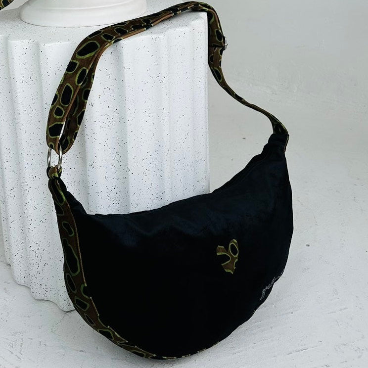 Hobo Bag - Leopard Heart