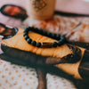 Lava Bracelet with 8mm Tiger Eye for Men