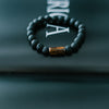 Lava Bracelet with 8mm Tiger Eye for Men