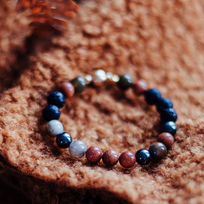 Natural Lava Bracelet Magic Autumn