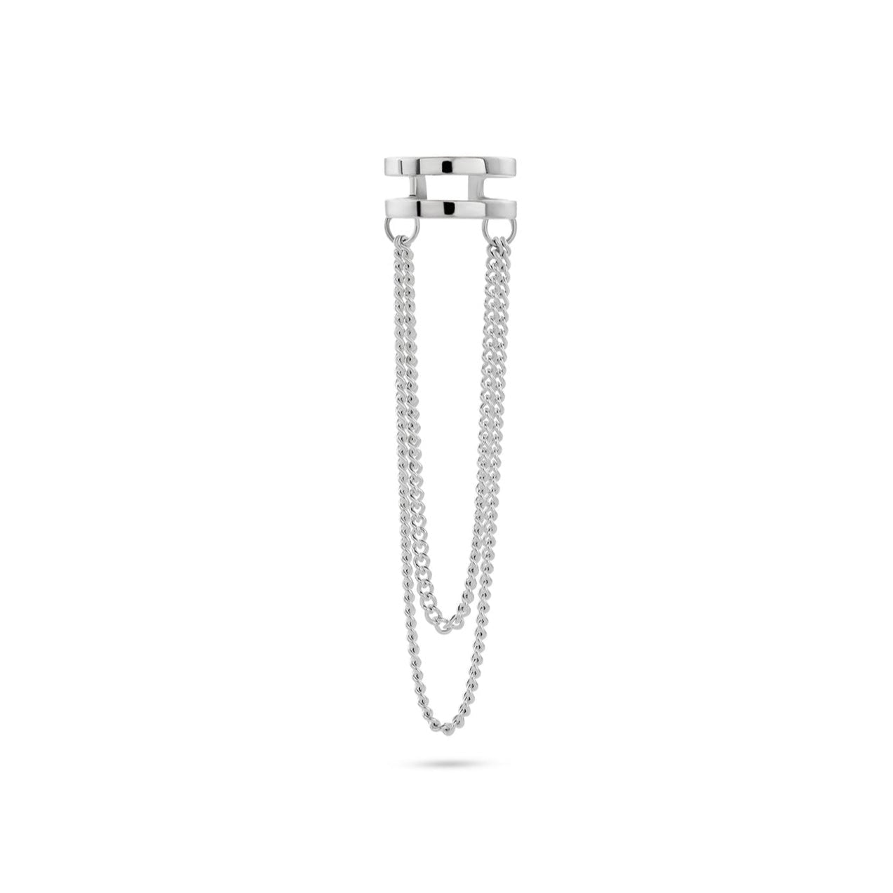 Revolve Ear Cuff - Silver